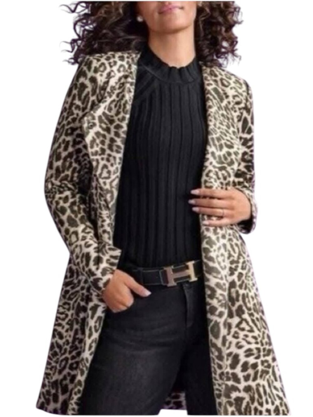 Like New CABI 4602 Topper Coat Size Large